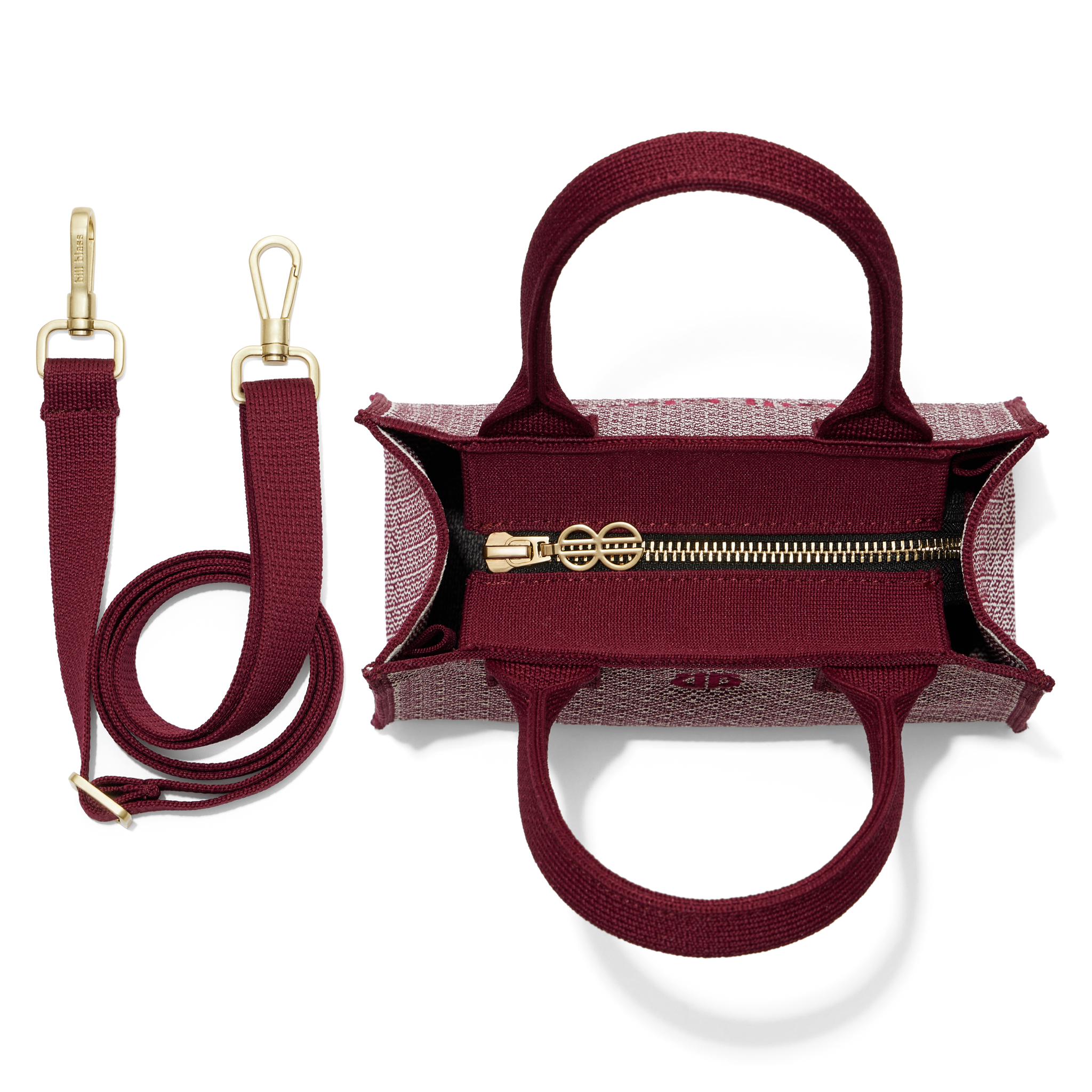 Madison Mini Handbag seen from above with shoulder strap