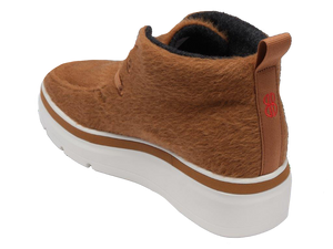 Mid Top Wool Sneaker seen from behind - Buckthorn