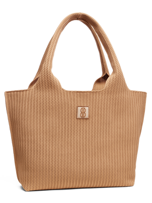 large - Buckthorn Stripe tote with pouch