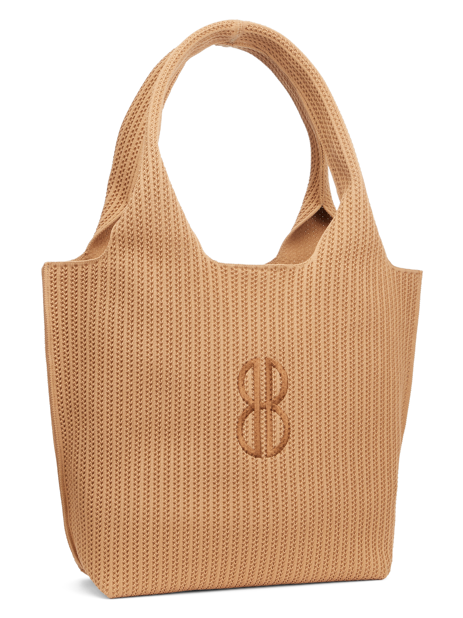 Sutton City Tote - Buckthorn Stripe Monogram seen from the other front