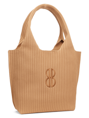 Sutton City Tote - Buckthorn Stripe Monogram seen from the other front