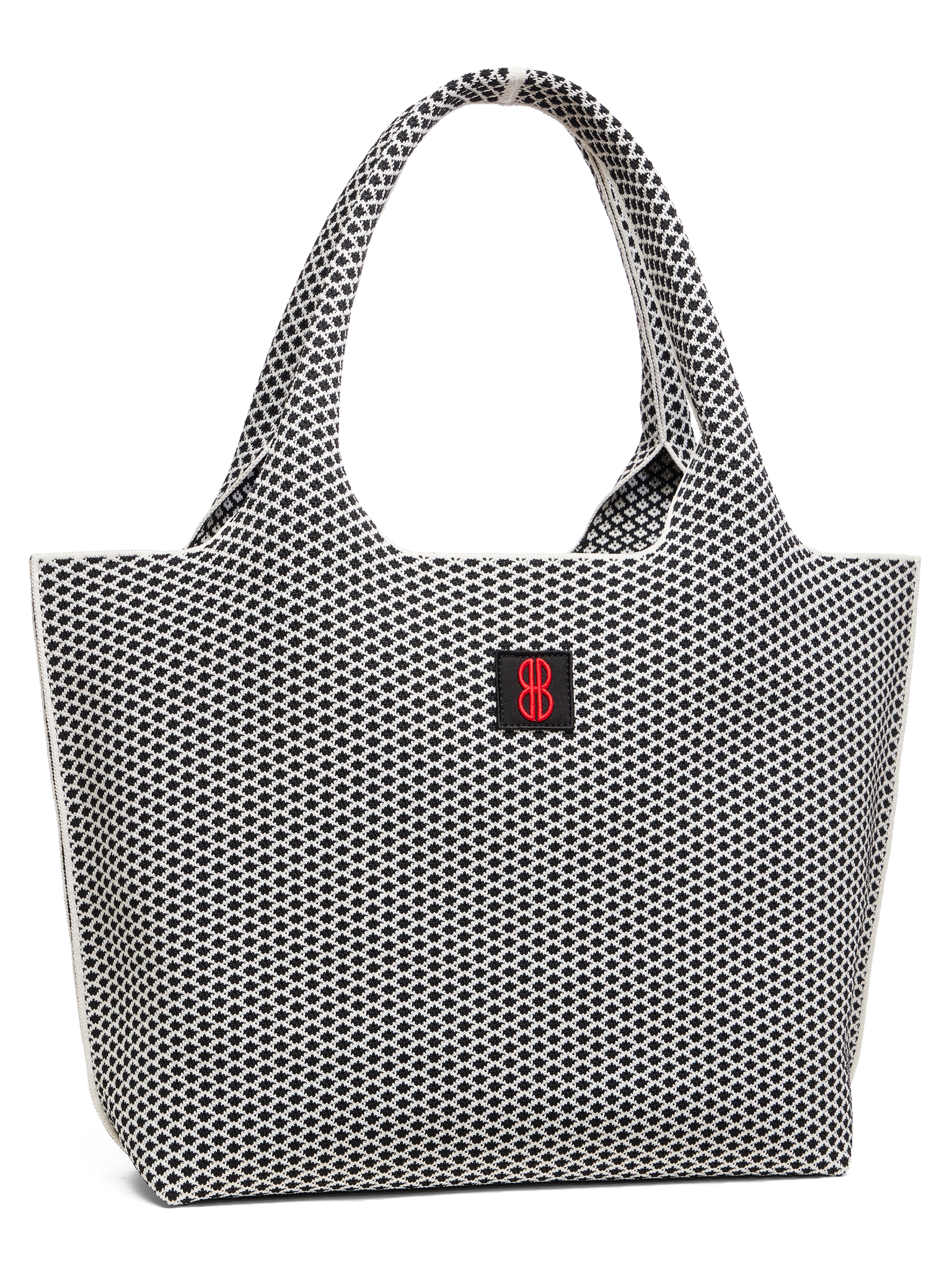 Black Diamond tote seen from the front