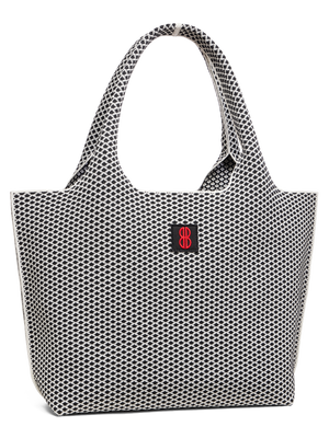 Black Diamond tote seen from the front