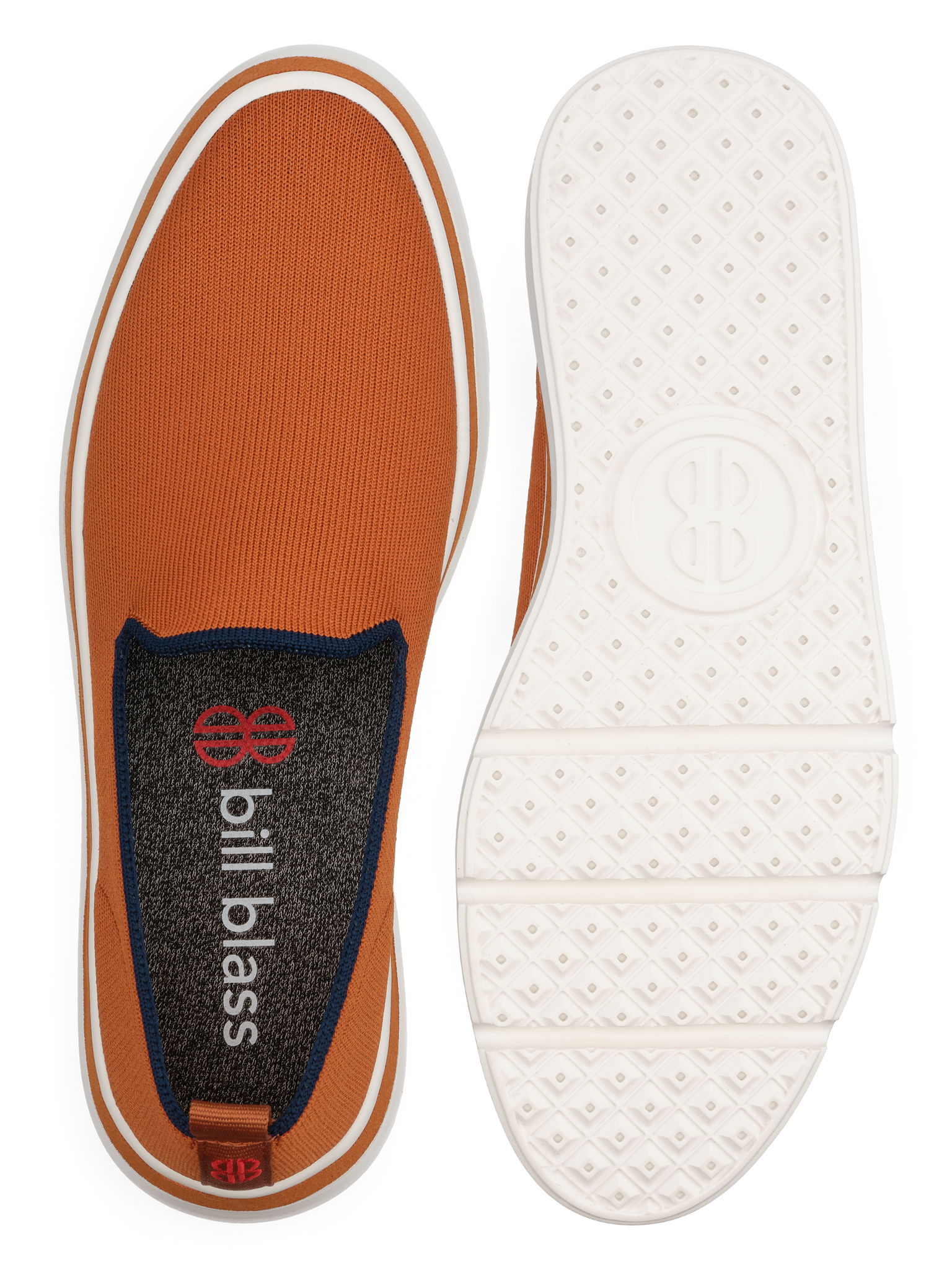 Sutton Knit Sneaker and sole seen from above - Clay