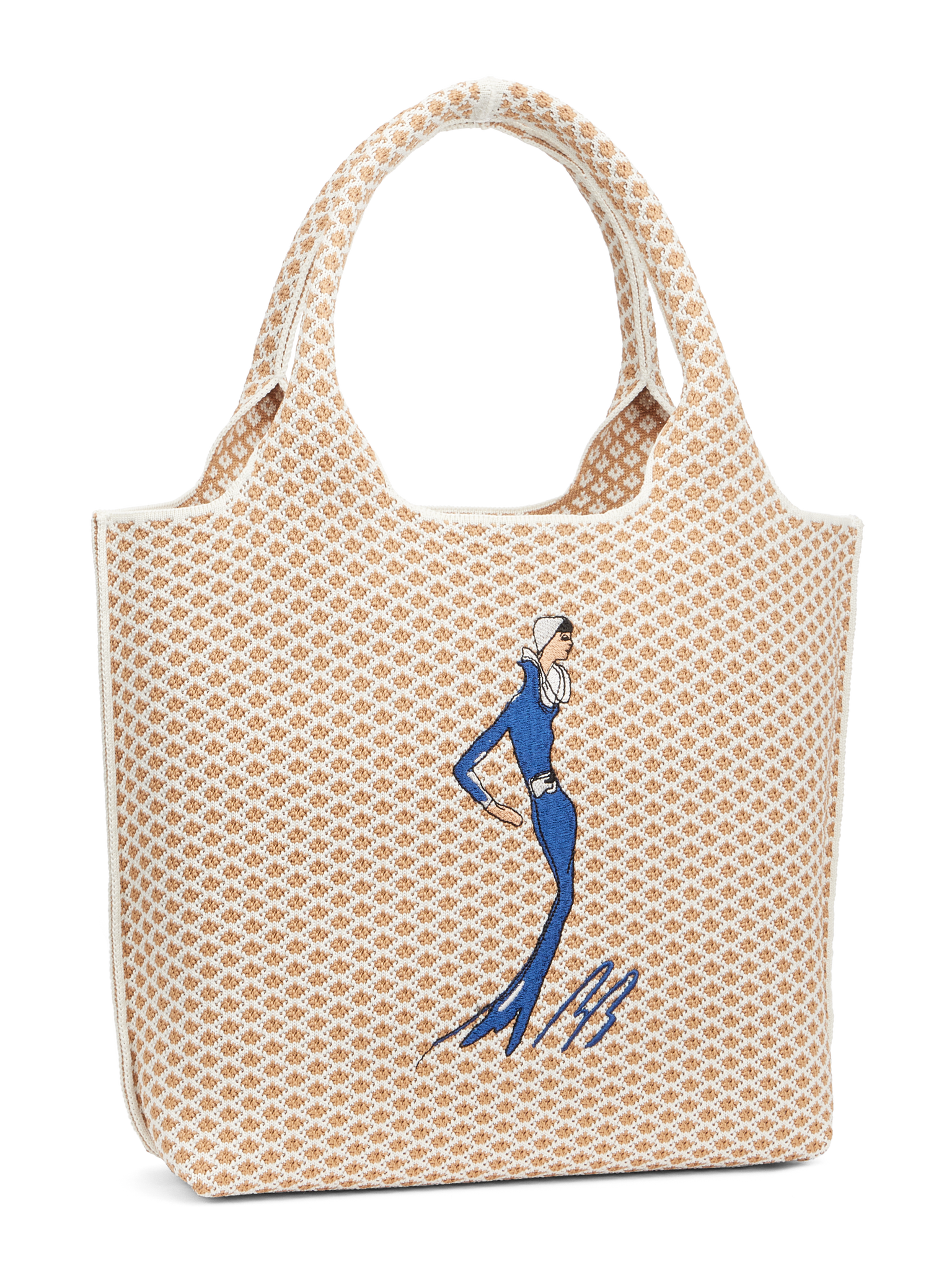 Sutton City Tote - Buckthorn Diamond seen from the other front