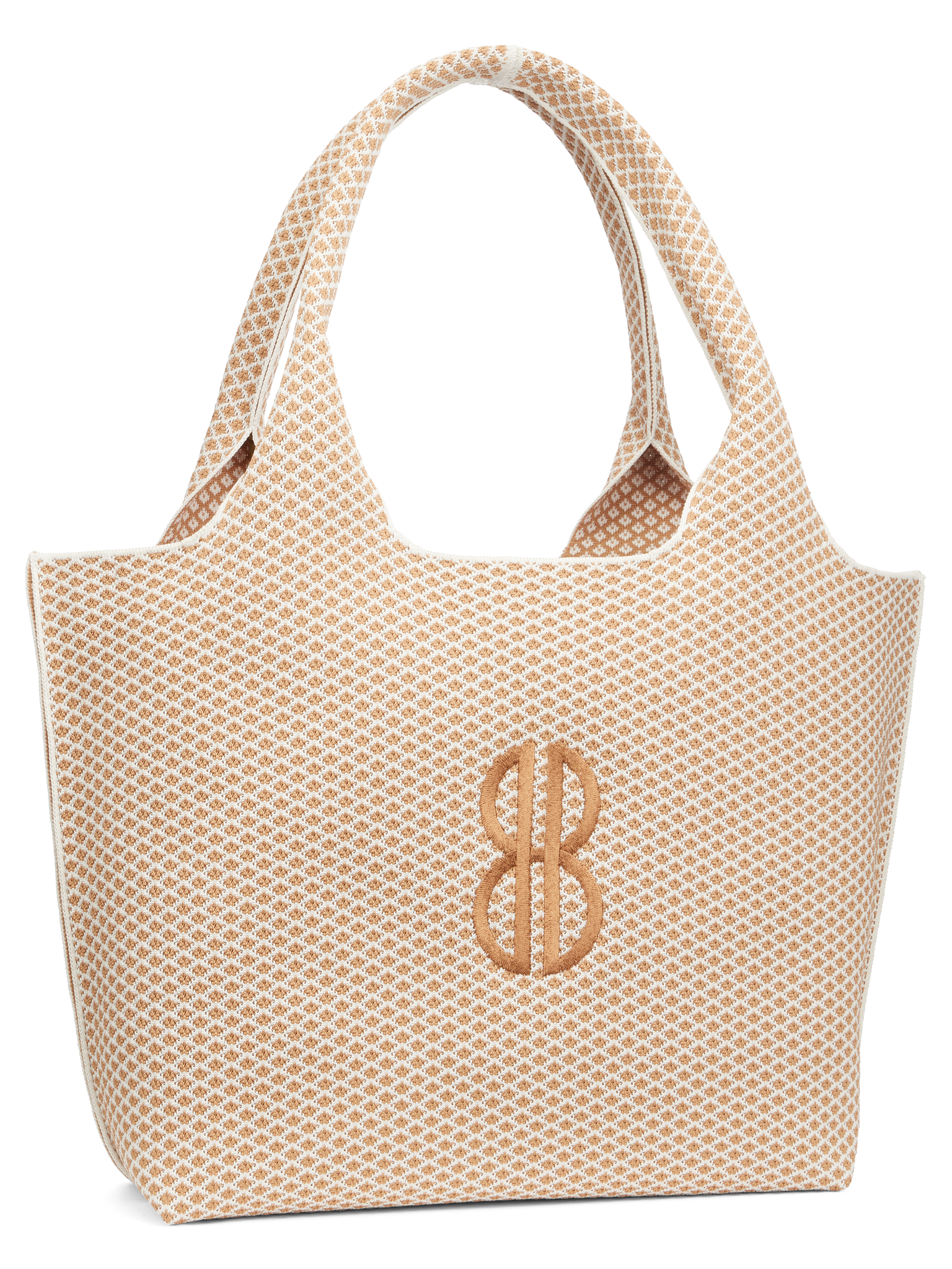 Sutton City Tote - Buckthorn Diamond Monogram seen from the other front