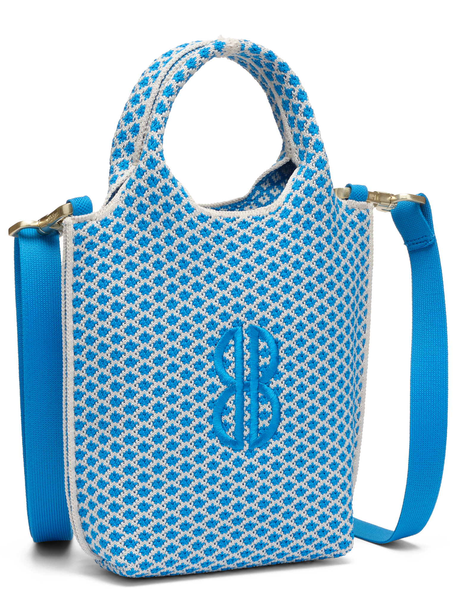 Sutton City Tote - Blue Diamond seen from the other front