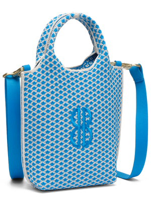 Sutton City Tote - Blue Diamond seen from the other front