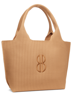 Sutton City Tote - Buckthorn Stripe Monogram seen from the other front