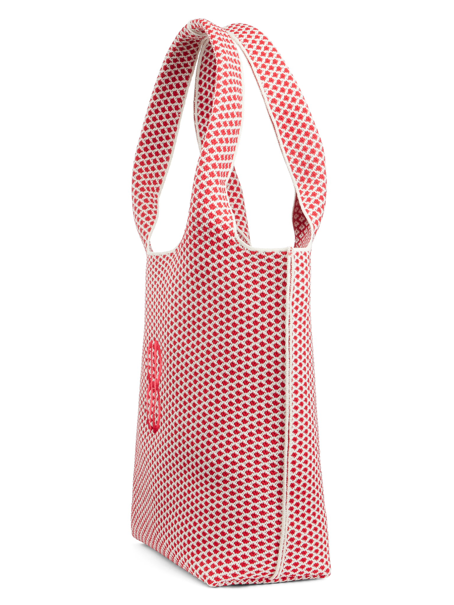 Sutton City Tote - Red Diamond seen from the side