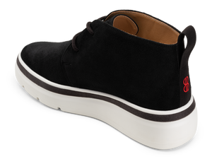 Mid Top Sneaker seen from behind - Black