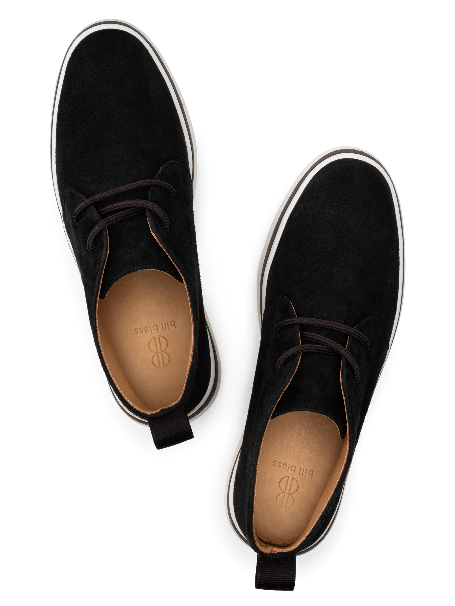 Mid Top Sneaker seen from above - Black