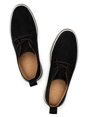 Mid Top Sneaker seen from above - Black
