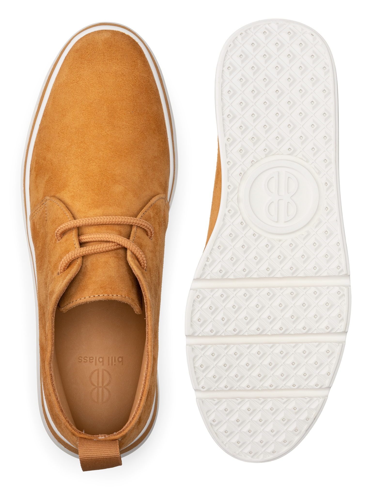 Mid Top Sneaker and sole seen from above - Buckthorn