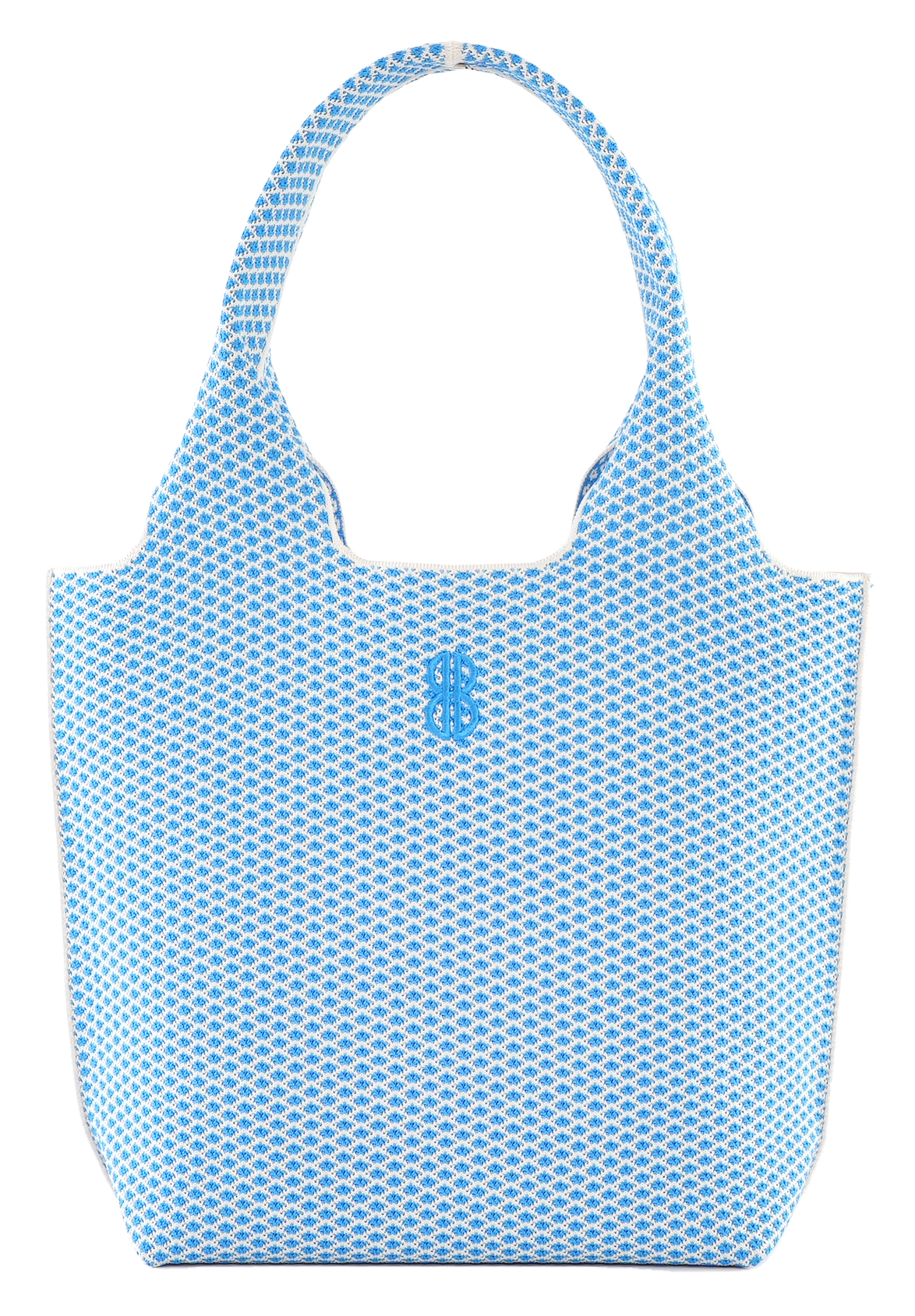 Sutton City Tote - Blue Diamond seen from the other front