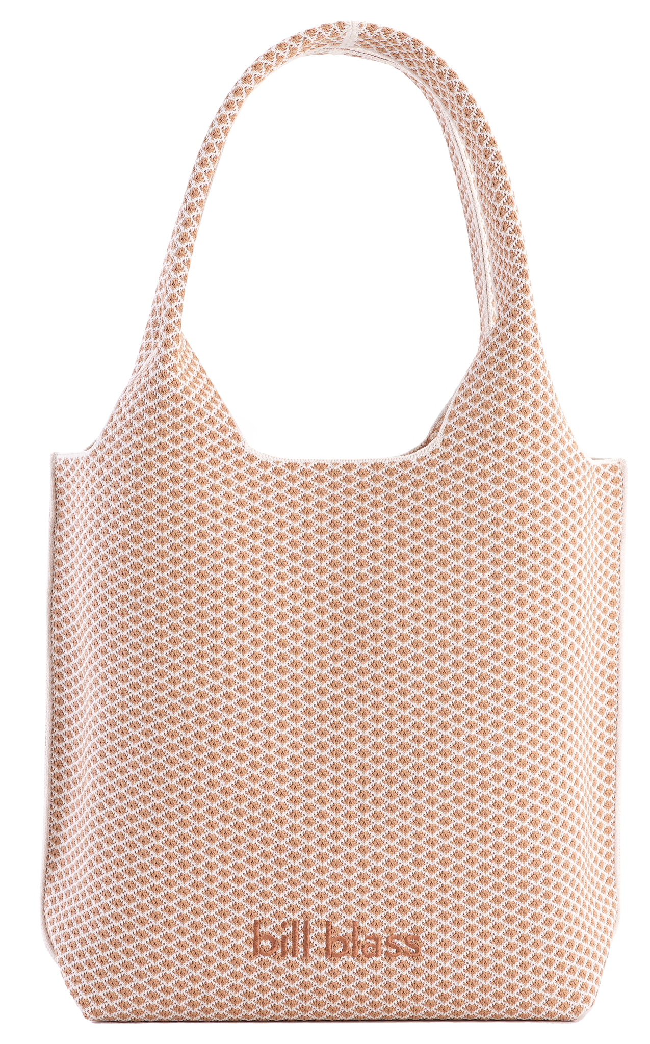 Sutton City Tote - Buckthorn Diamond Monogram / Detachable Metal Chain seen from the other front