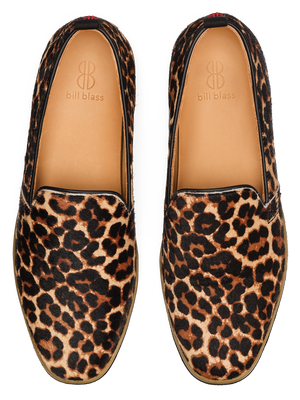 Sutton Suede Slip On - Leopard Hair Calf