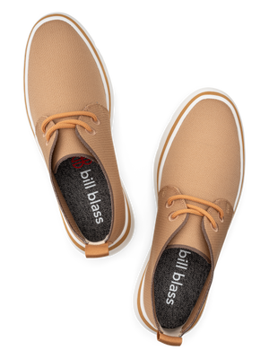 Mid Top Knit Sneaker seen from above - Buckthorn