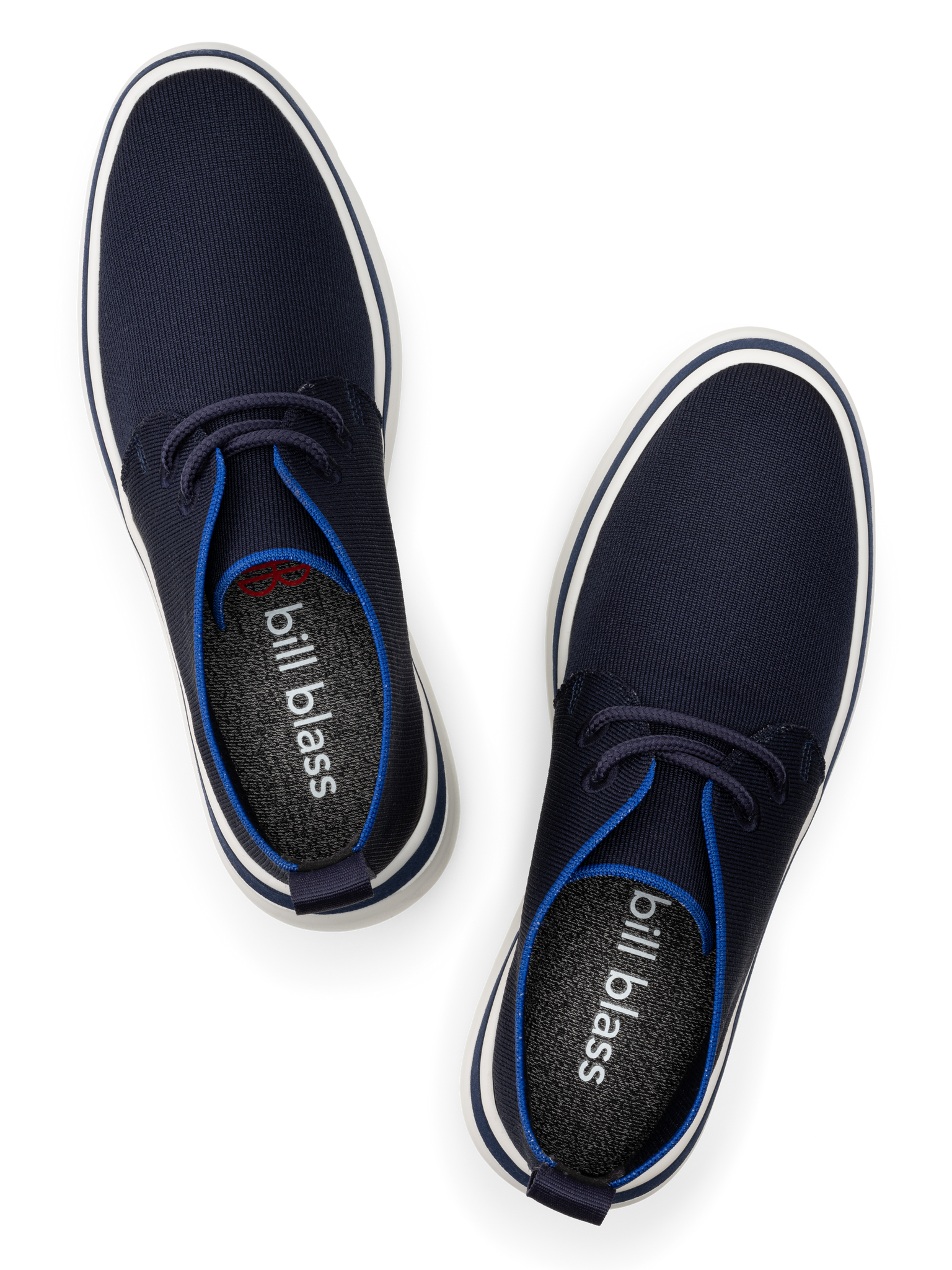 Mid Top Knit Sneaker seen from above - Midnight