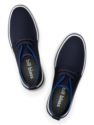 Mid Top Knit Sneaker seen from above - Midnight