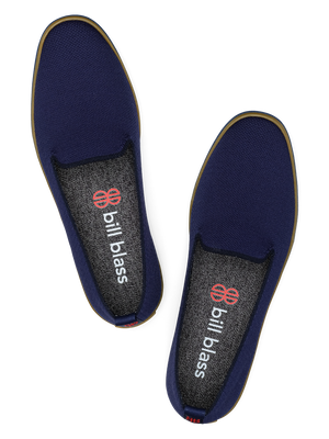 Sutton Knit Slip On seen from above - Navy