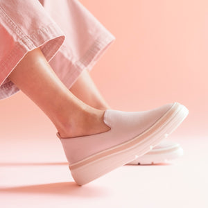 Sutton Knit Sneaker - Wood Rose