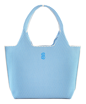 Sutton City Tote - Blue Diamond seen from the other front