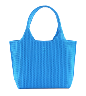 Sutton City Tote - Blue Stripe seen from the other front