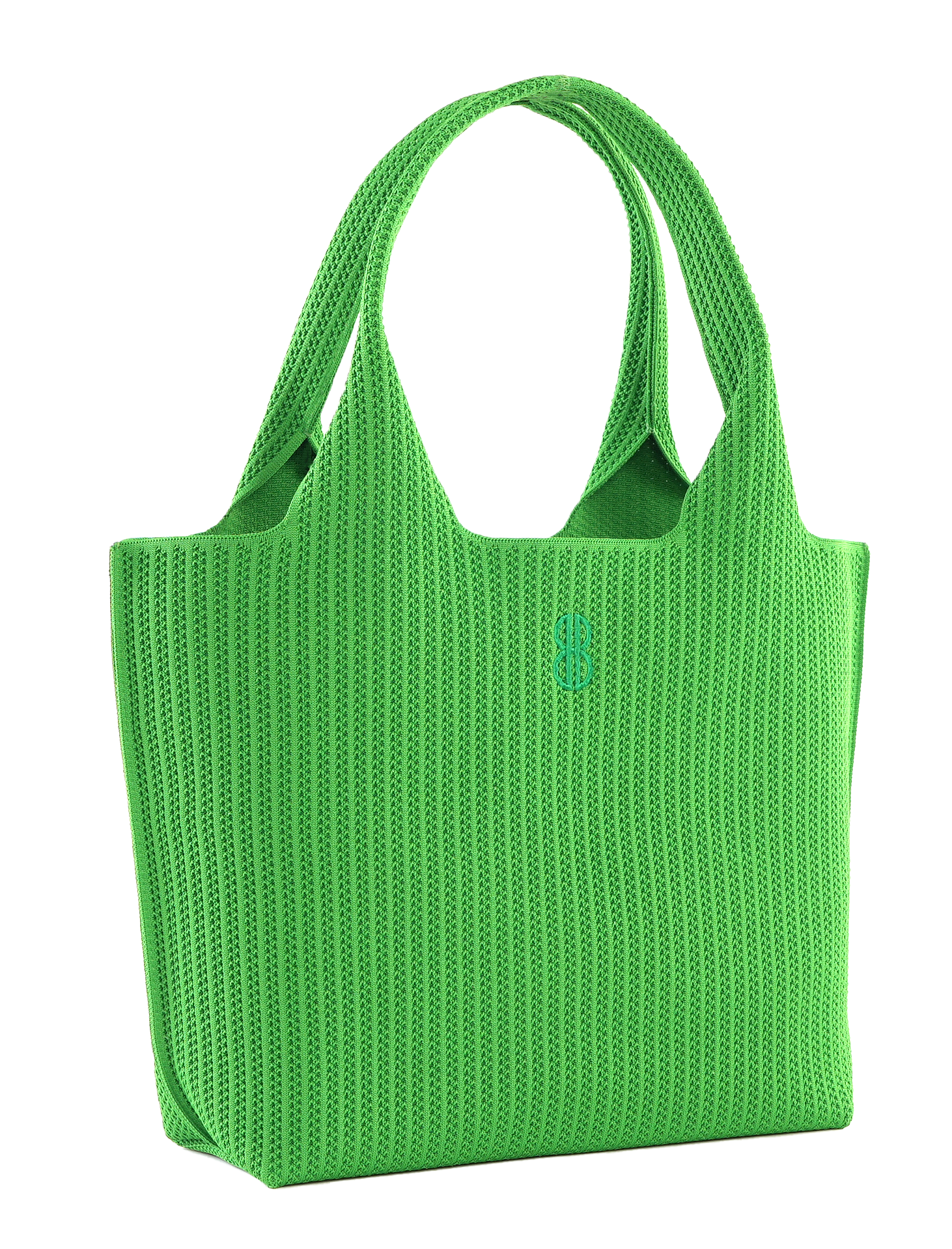 Sutton City Tote - Parakeet Green Stripe - Large