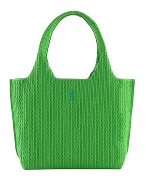 Sutton City Tote - Parakeet Green Stripe - Large