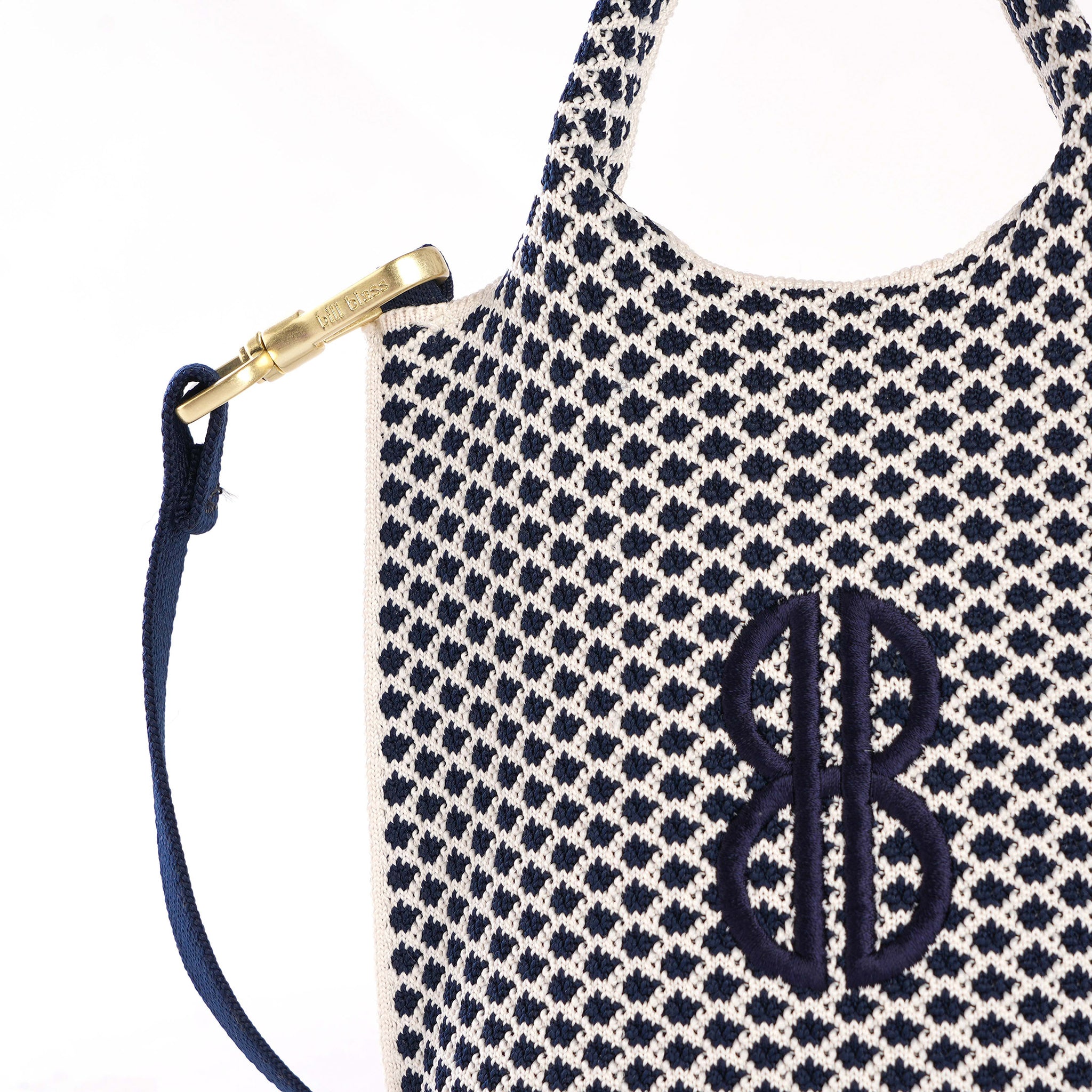 Sutton City Tote - Navy Diamond - Mini