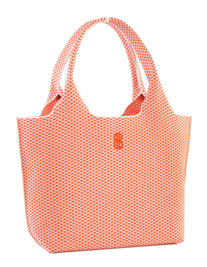 Sutton City Tote - Orange Diamond - Large