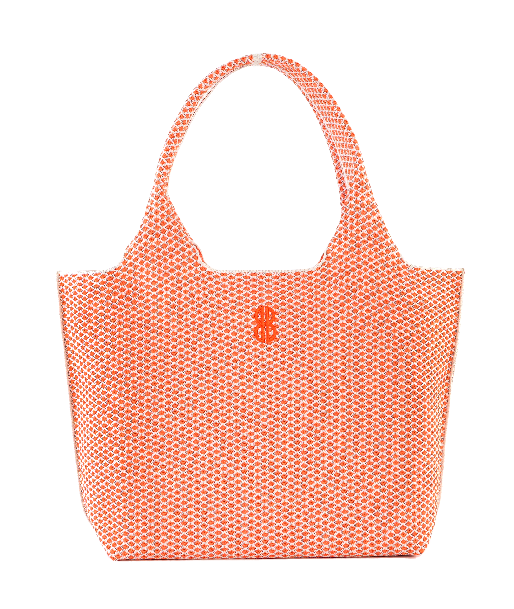 Sutton City Tote - Orange Diamond seen from the other front