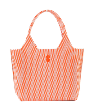 Sutton City Tote - Orange Diamond seen from the other front