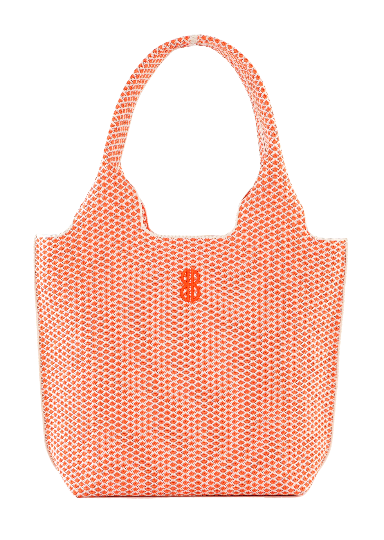 Sutton City Tote - Orange Diamond seen from the other front