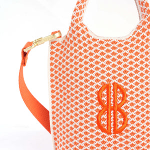 Sutton City Tote - Orange Diamond - Mini