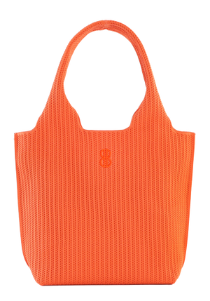 Sutton City Tote - Orange Stripe seen from the other front