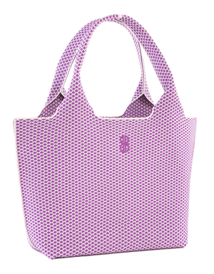 Sutton City Tote - Purple Diamond seen from the other front