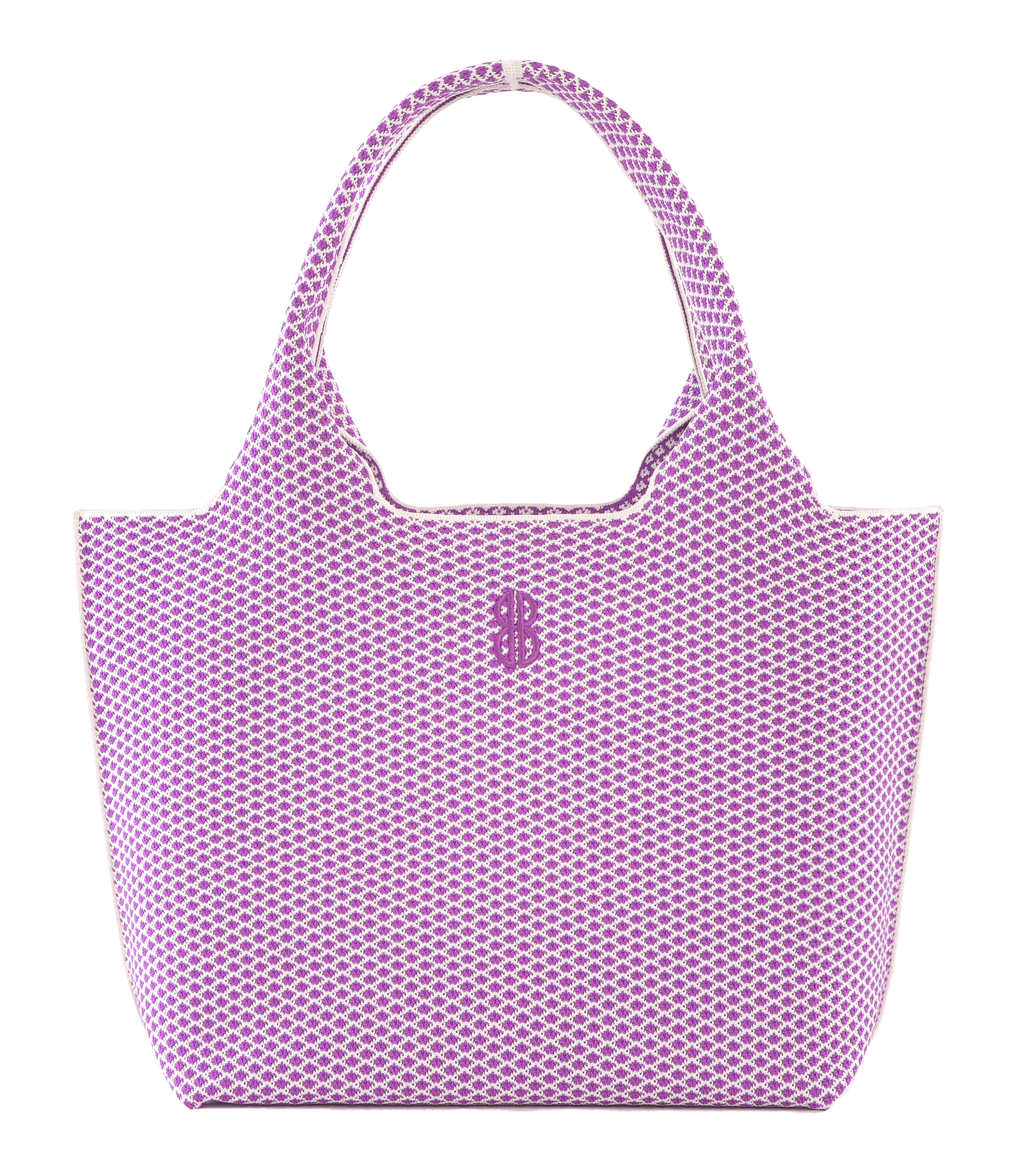 Sutton City Tote - Purple Diamond seen from the other front