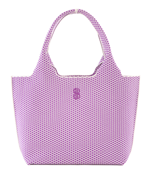 Sutton City Tote - Purple Diamond seen from the other front