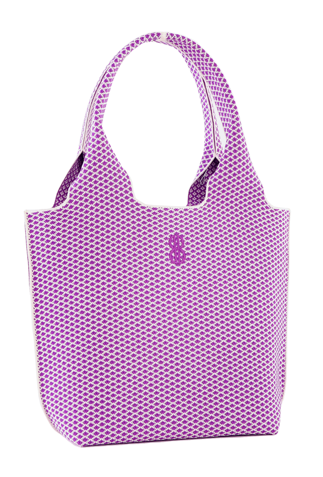 cSutton City Tote - Purple Diamond seen from the other front