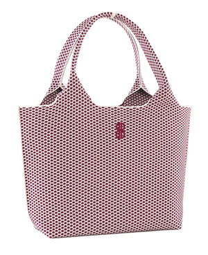 Sutton City Tote - Wine Diamond seen from the other front