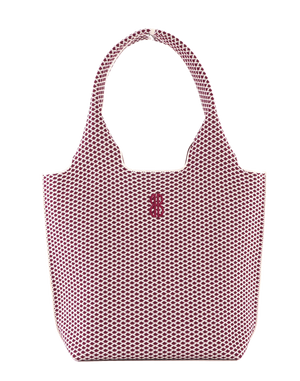 Sutton City Tote - Wine Diamond seen from the other front